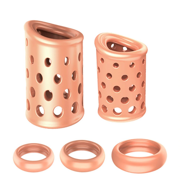 Cock Rings and Sleeves 5Pcs Set / Delay Ejaculation Sex Toys For Men / Foreskin Correction Rings - EVE's SECRETS